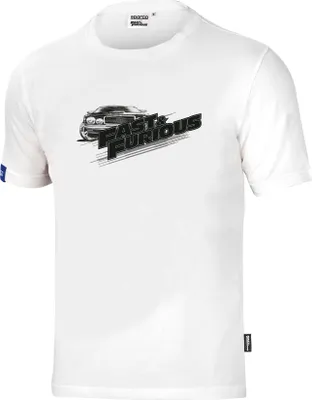 Produktbild von Superangebot – Sparco Fast & Furious T-Shirt – Größe L – Weiß