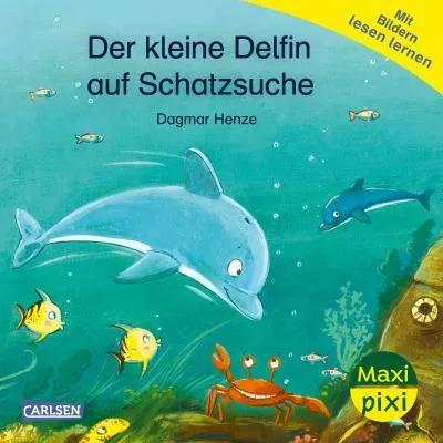 Produktbild von Maxi Pixi 469: VE 5: Der kleine Delfin auf Schatzsuche (5 Exemplare)