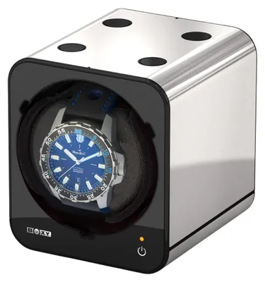 Zdjęcie produktu dla Boxy Fancy Brick Watch Winder Platinum Wygląd Bez Adaptera