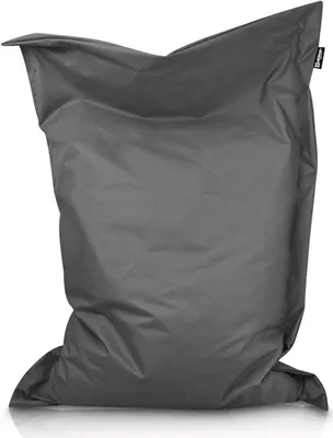 Produktbild von Sitzsack Sitzsack Rechteck mit rand Sitzkissen Bean Bag Große & Farbe wählbar Anthrazit 145x110cm