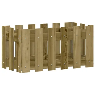 Produktbild von vidaXL Pflanzkübel Latten-Design 60x30x30 cm Kiefernholz Imprägniert