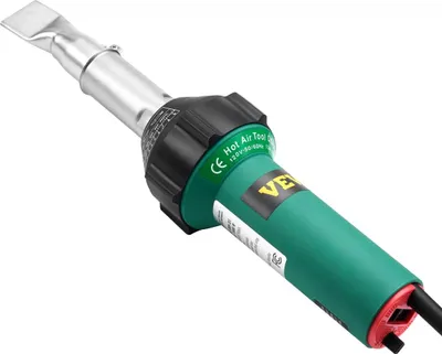 Productafbeelding van Warmeluchtplasticlasser 1600W, geschikt voor PVC, TPO en vinyl, met een warmtepistool en 17 accessoires