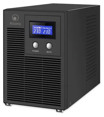 Imagen del producto de Atlantis Land: Sistema de alimentación ininterrumpida (SAI) Hostpower 4003 Pro Line Interactive, 3000VA, 2100W, onda sinusoidal, 6 tomas IEC, pantalla LCD, USB