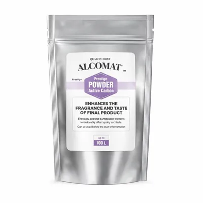 Zdjęcie produktu dla Alcomat Prestige POWDER Active Carbon | z węgla kamiennego, proszku węglowego, węgla aktywnego | redukcja niepożądanych substancji smakowych i aromatycznych | do 1000 l | 1 sztuka