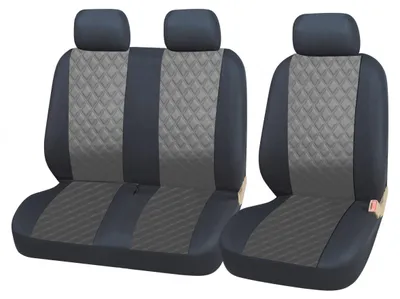 Obrázek produktu pro Univerzální potahy sedadel/čalounění z umělé kůže, prošívané provedení, 2+1 pro autobus