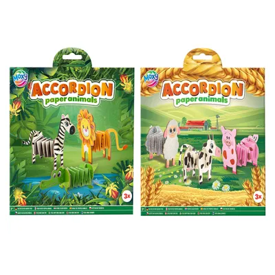 Image de Vouw je Eigen Papieren Dieren, 3dlg.