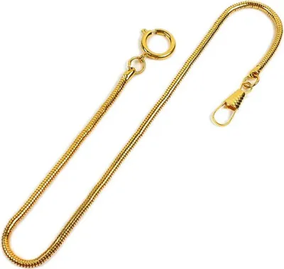 Produktbild von Taschenuhrkette Schlangenkette Metall Vergoldet 22036
