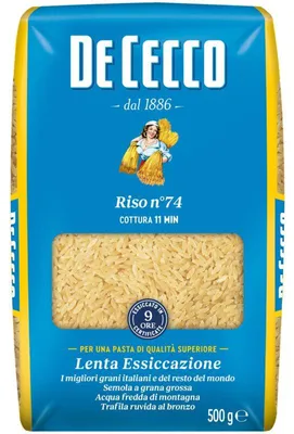 Produktbild von De Cecco Riso n° 74, 500 g – Italienischer Reis für Risotto & Gerichte