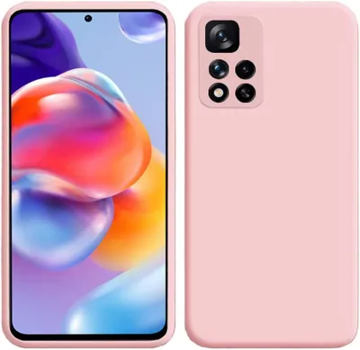 Obrázek produktu pro Pouzdro pro Xiaomi Redmi Note 11 Pro+ 5G, měkké silikonové ochranné pouzdro z tekuté gumy Růžový