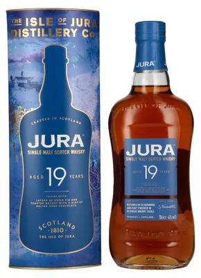 Produktbild von Jura 19 Years Old Single Malt Scotch Whisky 46% Vol. 0,7l in Geschenkbox