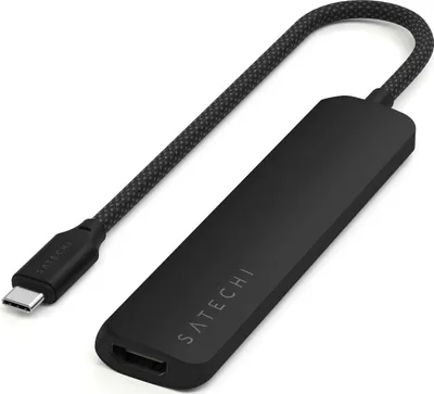 Immagine prodotto di Satechi, Hub multiporta USB-C 6-in-1 4K Power Delivery 100W, nero