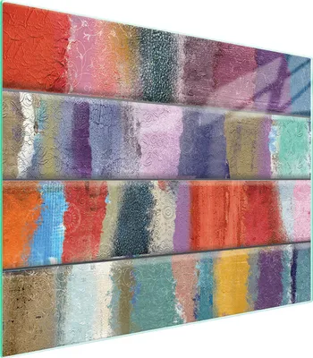 Image de Planche à découper en verre 52x40 couleur