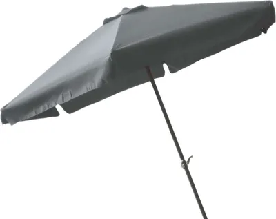 Produktbild von Linder Exclusiv Sonnenschirm, Gartenschirm Ø 300 cm,mit Kurbel,Dunkelgrau