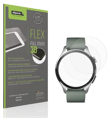 Image de 2x Full Cover mat Film pour Xiaomi Watch 5 Film de protection ecrán
