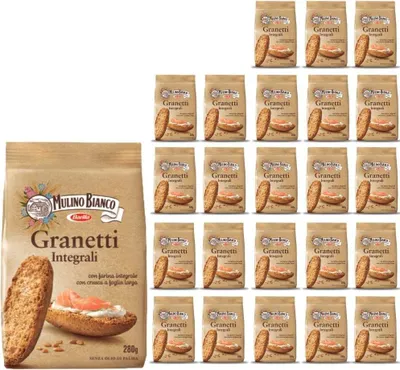 Produktbild von Mulino Bianco Granetti Integrali Senza Conservanti 24 Pezzi 280 Grammi