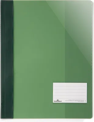 Produktbild von 25 DURABLE Schnellhefter Kunststoff grün DIN A4 überbreit