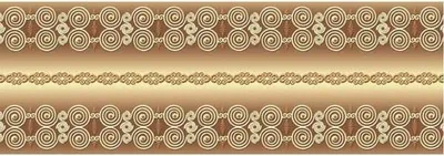 Produktbild von Transparentpapier 115g/qm A4 VE=25 Blatt Bordüren braun