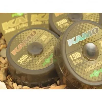 Produktbild von Korda Kamo Coated Hooklink 20m - Vorfachmaterial, Tragkraft:20lbs/9.1kg