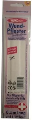 Zdjęcie produktu dla WUNDmed® 02-002 WUNDmed® Pflaster Sensitiv-Hypoallergen 02-002 weiß 6,0 cm x 0,5 m, 1 St.
