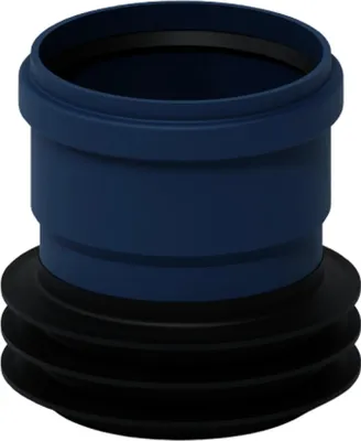 Obrázok produktu pre Poloplast POLO-KAL, prechod, špicatý koniec na mufku z iných materiálov, DN 110, 120-131 mm, 1 ks.