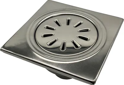 Produktbild von Bodenablauf Edelstahl Duschablauf Badablauf Abgang Vertikal 150 x 150 mm DN50