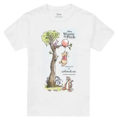 Image de Winnie l'ourson - T-shirt « Friends » pour homme/femme, unie TV33965 (XL) (blanc)