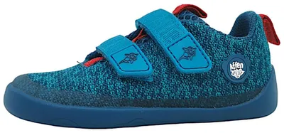 Image de Affenzahn, chaussures de sport pour enfants, modèle "Happy Shark", pour garçons, chaussures basses, chaussures pieds nus