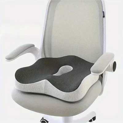 Produktbild von STUNQ® Ergonomisches Sitzkissen mit Memory-Schaum, Mittelfurche, Ideal für Büro, Zuhause, Auto