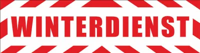 Produktbild von INDIGOS UG - Magnetschild "WINTERDIENST" mit Rahmen 30 x 8 cm - Magnetfolie für Auto / LKW / Truck / Baustelle / Firma