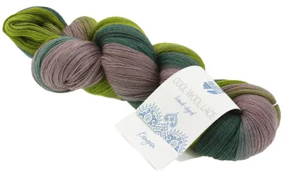 Produktbild von Lana Grossa - Cool Wool Lace Hand-Dyed 0821 kangan