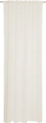 Produktbild von LOESCHEN Schöner Wohnen Schal Mit Verdeckten Schlaufen Soho I Farbe 1 Weiss I Größe 130x250 cm I Reines Polyester