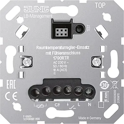Obrázok produktu pre JUNG 1790RTR, Typ F, Plast, 50/60 Hz, -5 - 45 °C, 1 kusov