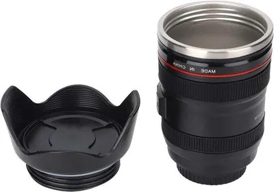 Immagine prodotto di Tazza da viaggio nera da 400 ml - Regalo