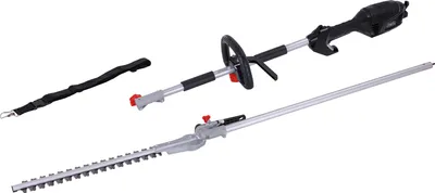 Obrázek produktu pro Elektrické teleskopické nůžky na živý plot Scheppach ETHT1000 | 1000W motor | 135° otočná hlava | 10 nastavitelných poloh | 20mm tloušťka střihu | 2590mm celková délka