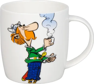 Produktbild von KÖNITZ 1172752381 Becher Asterix Teatime - 400 ml / Motivtasse