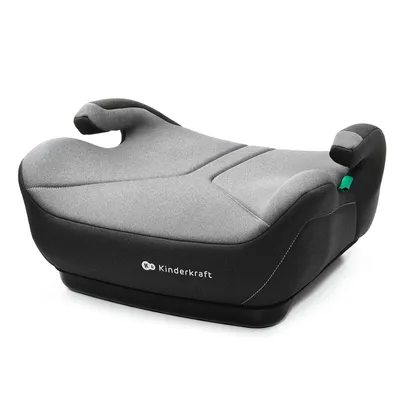 Produktbild von Kinderkraft I-BOOST 2 i-Size Autositz 125–150 cm, R129, 1,2 kg, ultraleicht, mit Armlehnen & abnehmbarem Bezug, Grau
