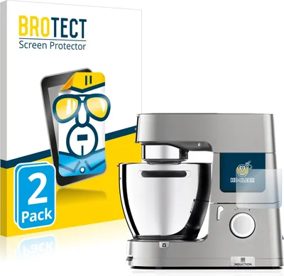 Produktbild von 2x Für Kenwood KCL 95 cooking chef XL. Schutzfolie BROTECT Displayschutz Display Schutz Folie Klar Transparent