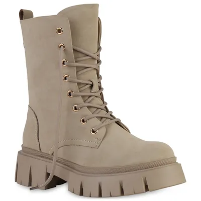 Obrázok produktu pre VAN HILL dámske členkové topánky na platforme s profilovanou podrážkou 839450, farba: khaki, veľkosť: 38
