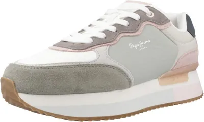 A single Pepe Jeans women's sneaker is shown from the side against a white background.
