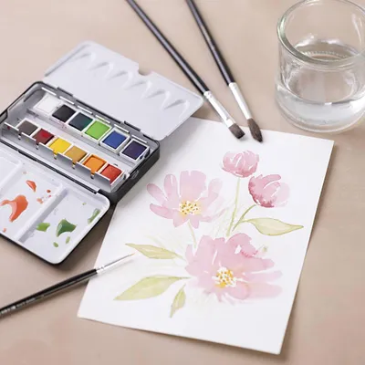 Produktbild von Starter Kreativ Set Aquarellfarben, 1 Pck [HOB-34249]