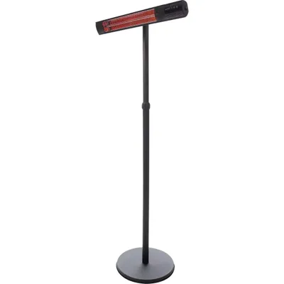 Image de SUNRED® Chauffage radiant Royal Diamond Dark Standing 2500W noir