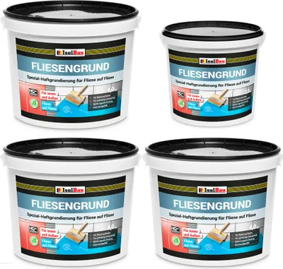 Produktbild von Isolbau Fliesengrund Blau 21 kg - Fliese auf Fliese Grundierung für Wand- & Bodenfliesen im Innen- & Außenbereich