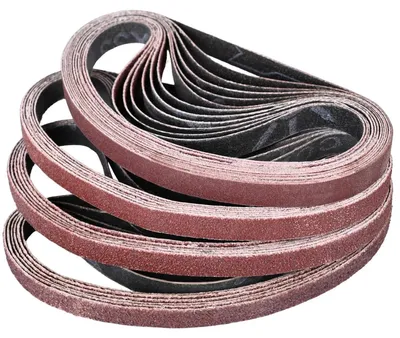 Produktbild von Schleifbänder 30 Stück 10x330 mm Körnung 60/80/100/120/240 Mix für Bandschleifer