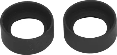 Productafbeelding van 2 stuks oculair-oogstuk voor microscoop, 41 mm diameter, platte kijkhoek, rubberen afwerking, geschikt voor stereomicroscopen met een diameter van 37,5–39 mm