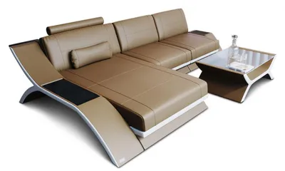 Produktbild von Couch Calabria L-Form in Leder