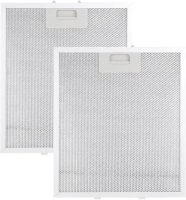 Produktbild von Dunstabzugshauben-Zubehör 2 Stück Dunstabzugshauben-Ersatzfilter, 320 x 260 x 9 mm Aluminium-Metall-Fettfilter mit 5 Schichten Dunstabzugshaubenfilter
