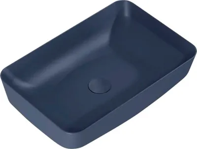 Produktbild von Jungborn Aufsatzwaschbecken NONUS DECEM 500 x 390 mm navy blau matt