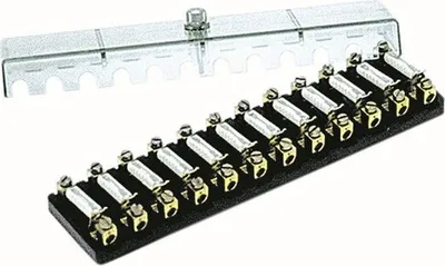 Produktbild von Talamex Sicherungsblock 8x8a Schwarz  Schwarz One Size