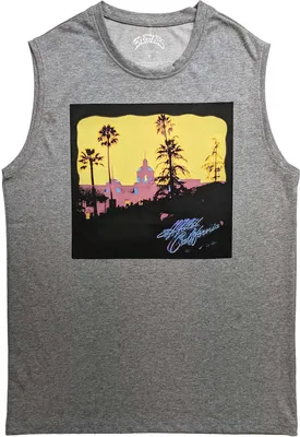 Image de Eagles - "Hotel California" Haut sans manches pour homme/femme unie RO5796 (M) (Gris)