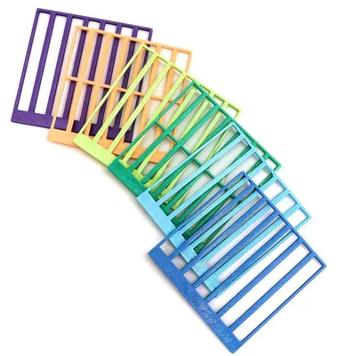 Produktbild von Diamond Painting Lineal 6er Set, Präzisionswerkzeug für runde Diamant-Drills, DIY Diamantmalerei Hilfsmittel